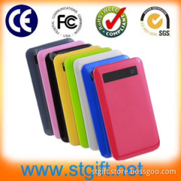 Screen Touch Super Slim 4600mAh Power Bank Lovely Christmas Gift Portable Power Bank